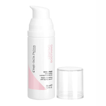 Diego dalla Palma Soothing Serum - Anti-Ageing 30ml bottle with pump dispenser. Ideal for reducing wrinkles and nourishing sensitive skin.