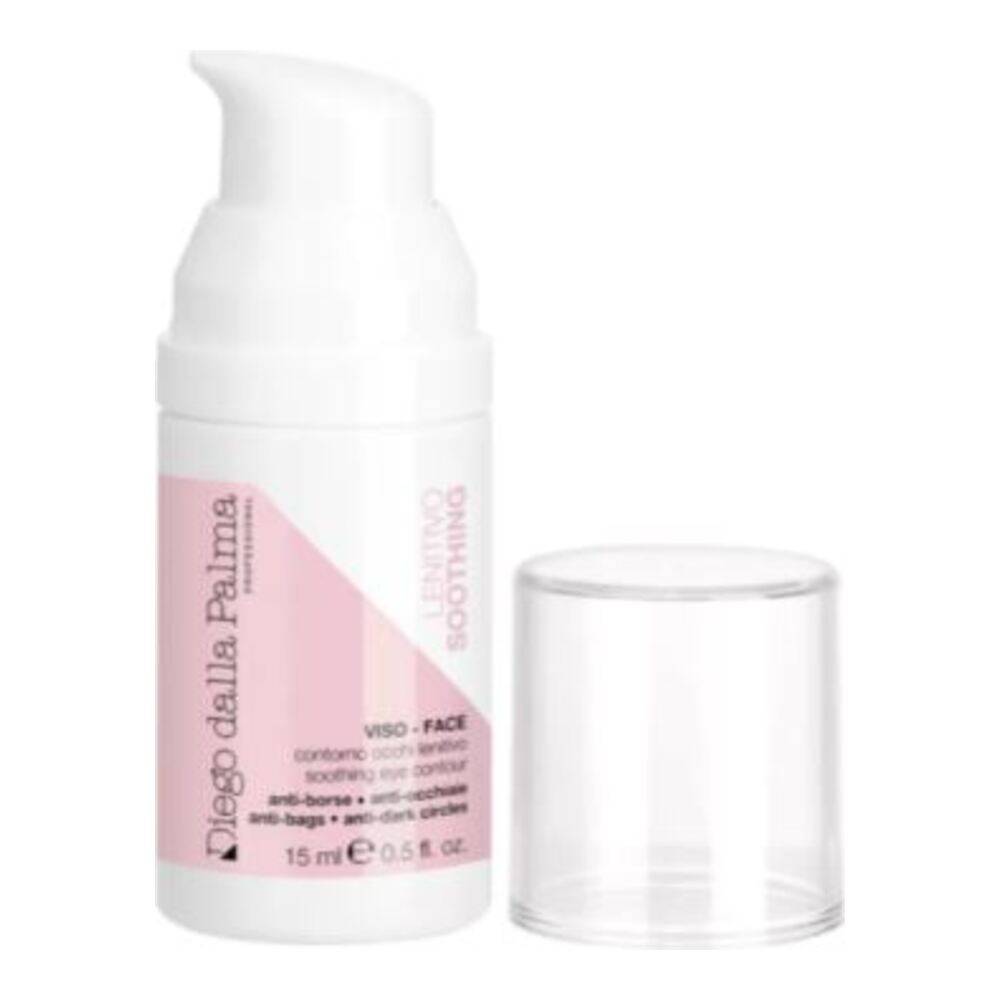 Open 15ml bottle of Diego dalla Palma Eye Contour - Anti-Bags & Dark Circles with clear cap. Ideal for dry skin and sensitive eyes.