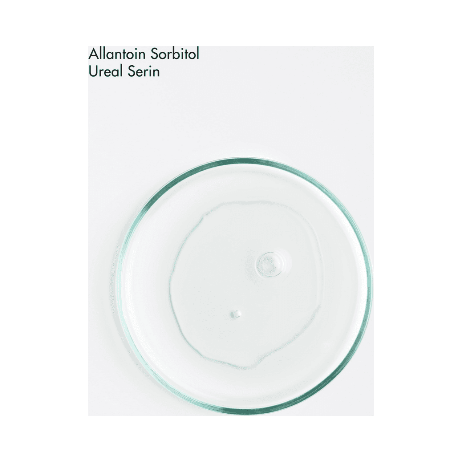 Allantoin, Sorbitol, Ureal, and Serin blend in La Biosthetique Spa Wellness Soap, featured as a clear liquid for soothing skin care benefits.