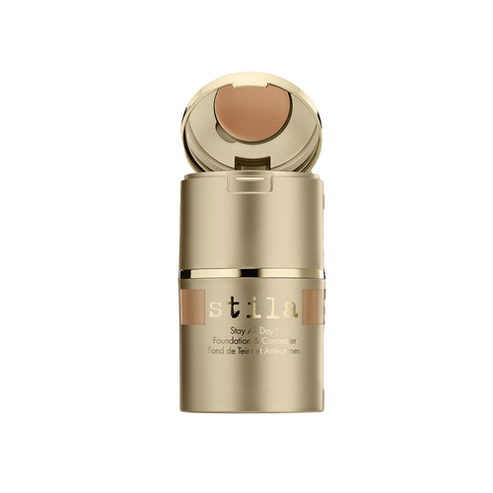 Stila Stay All Day Foundation - Concealer in warm beige tone, featuring a built-in concealer for seamless face makeup application.
