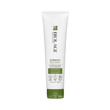 Biolage Conditioning Cream for Damaged Hair in 9.5 fl oz tube. Strengthens and moisturizes with vegan squalane for healthier hair.