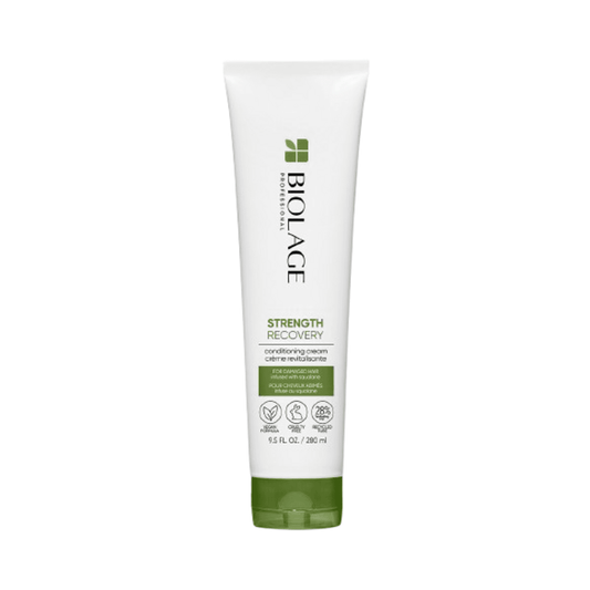 Biolage Conditioning Cream for Damaged Hair i 9,5 fl oz tub, stärker och återfuktar med vegansk squalane och sheasmör.
