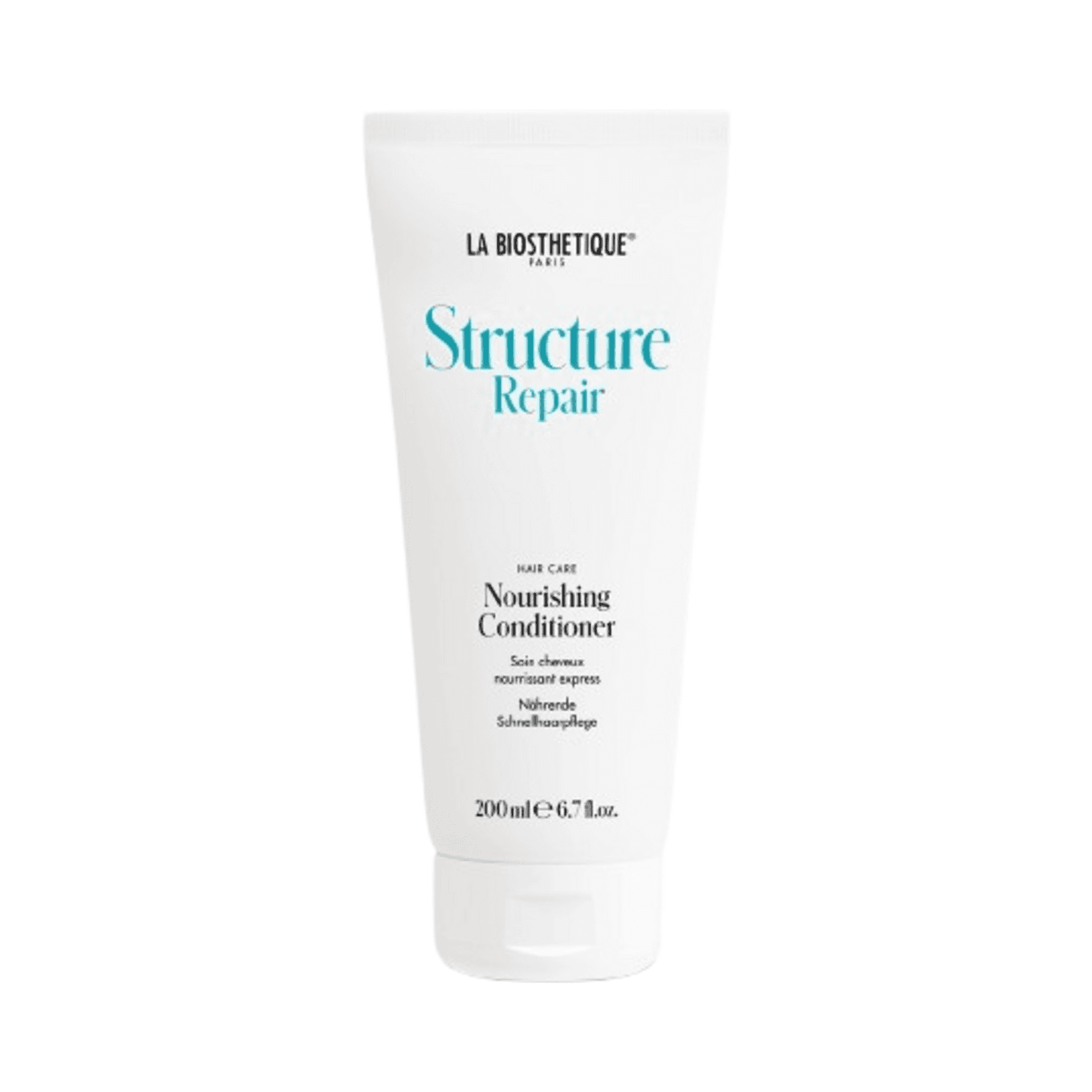 La Biosthetique Structure Repair Nourishing Conditioner 200ml for revitalizing dry hair. Enhances combability and restores shine with hydrating ingredients.