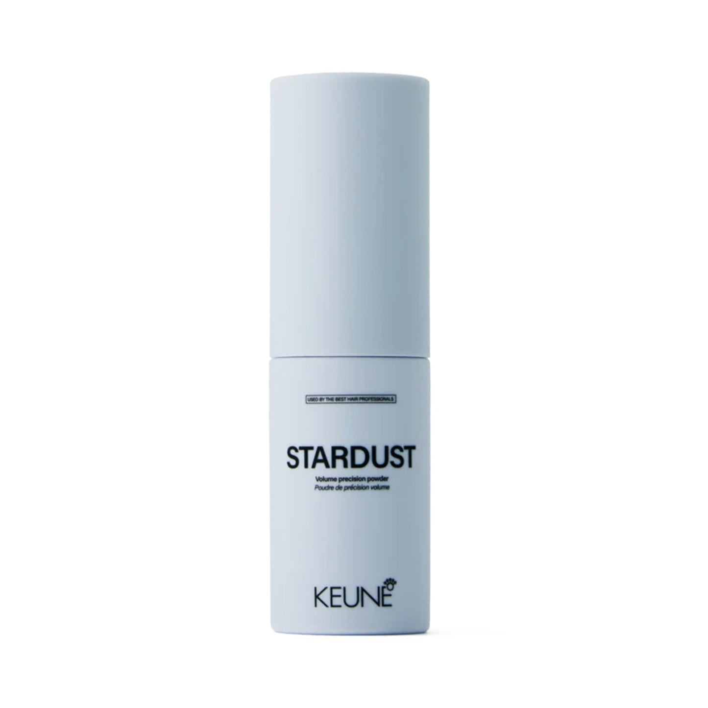 Keune Style Star Dust - Texturize & Volumize Hair Effortlessly; lightweight styling powder in minimalist packaging for instant hair lift and texture.