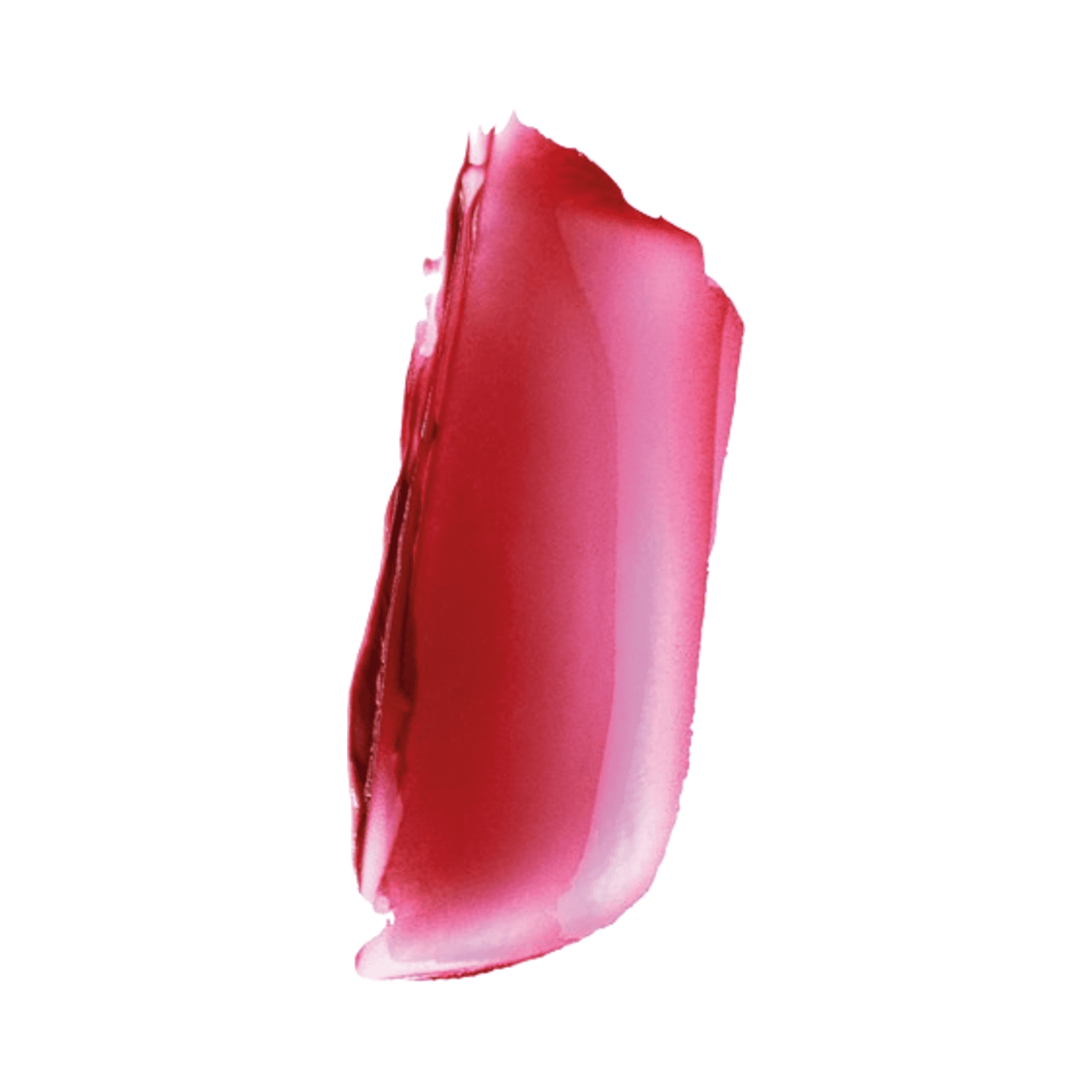 Swatch of Fresh Sugar Lip Treatment Berry shade showing rich, buildable pink color with a buttery, moisturizing texture.
