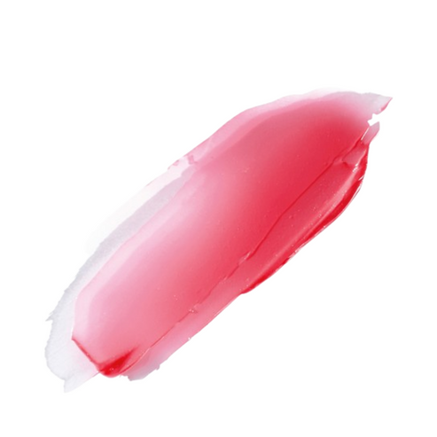 Swatch of Fresh Sugar Lip Treatment Rosé shade, showing light pink hue and smooth, moisturizing finish.