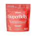 Blume SuperBelly Peach Lychee suoliston kosteutusjauhe punaisessa pussissa