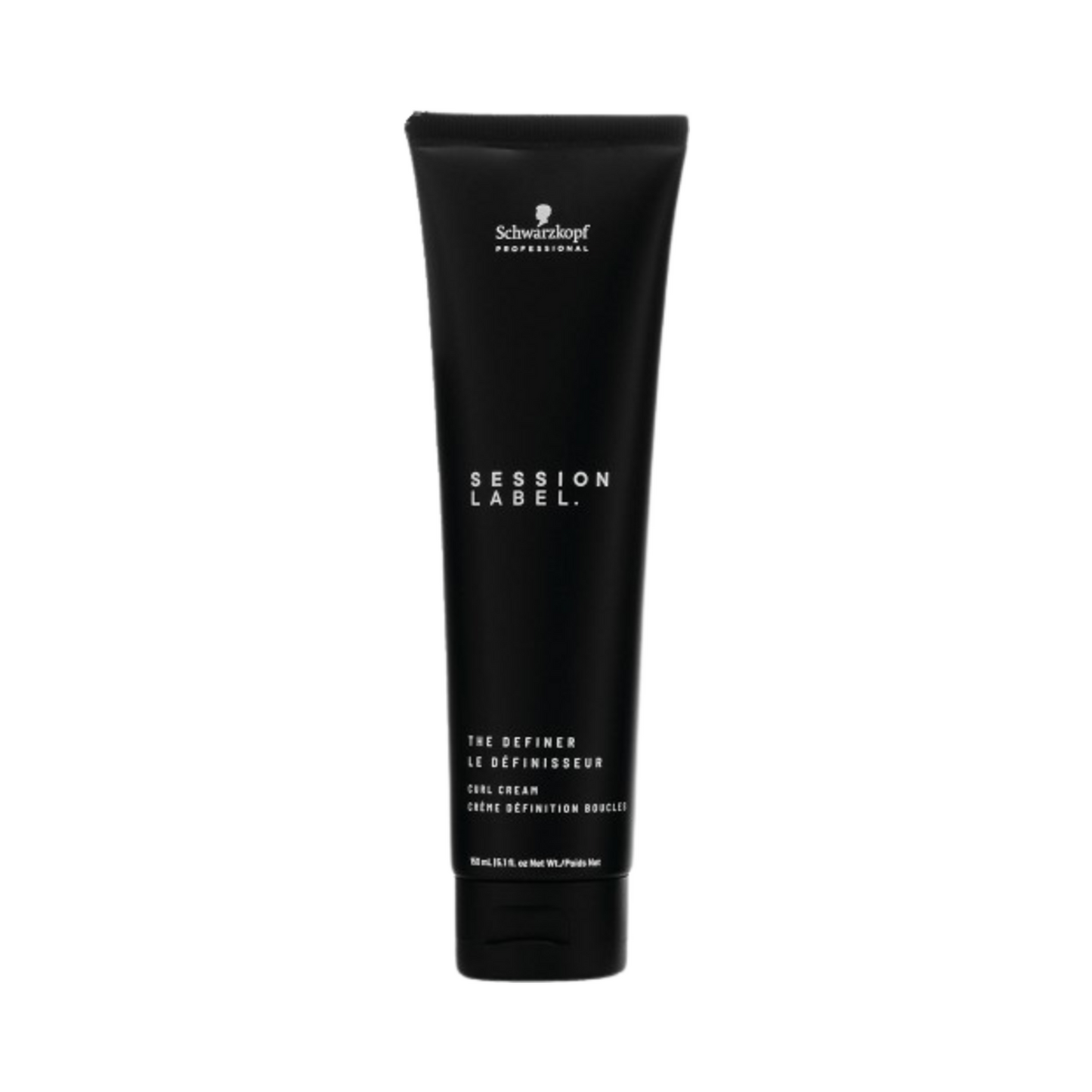Schwarzkopf Session Label The Definer Curl Cream for hair styling, ideal for defining curls and enhancing texture, 5.07 fl oz.