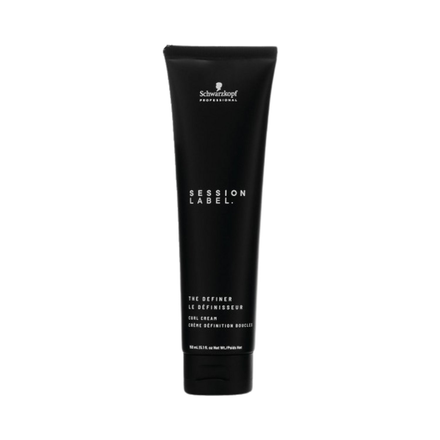 Schwarzkopf Session Label The Definer Curl Cream for hair styling, ideal for defining curls and enhancing texture, 5.07 fl oz.