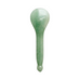 Cuillère Gua Sha verte pour les soins de la peau et anti-âge