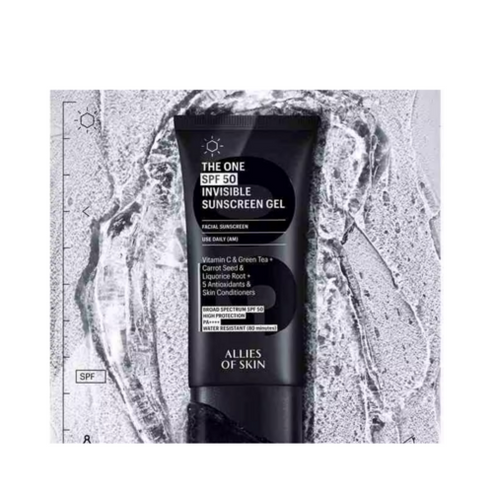 Allierade huden den SPF50 Invisible Sunscreen Gel