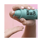 Avatara The Super Cleanse gel cleanser being dispensed into hand, emphasizing its lightweight texture and hydrating formula.