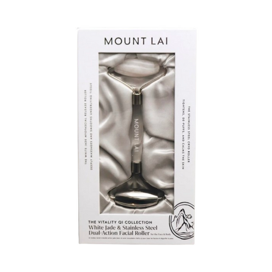 Mount Lai The Vitality Qi Rouleau facial à double action pour libération myosfasciale et cryothérapie