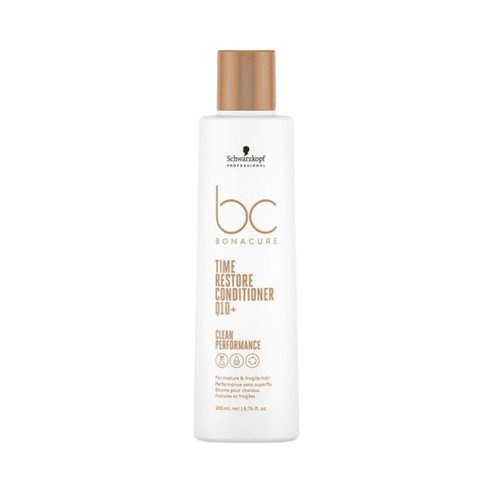 Schwarzkopf Bonacure Time Restore Conditioner Hair Conditioner 200 ml for hair shine and strength, featured in eSkinStore Hair Care collection.