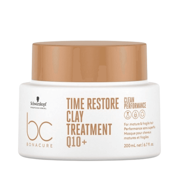 Bonacure Time Restore Treatment Hair Treatment by Schwarzkopf in 200 ml jar for mature and fragile hair, available at eSkinStore.