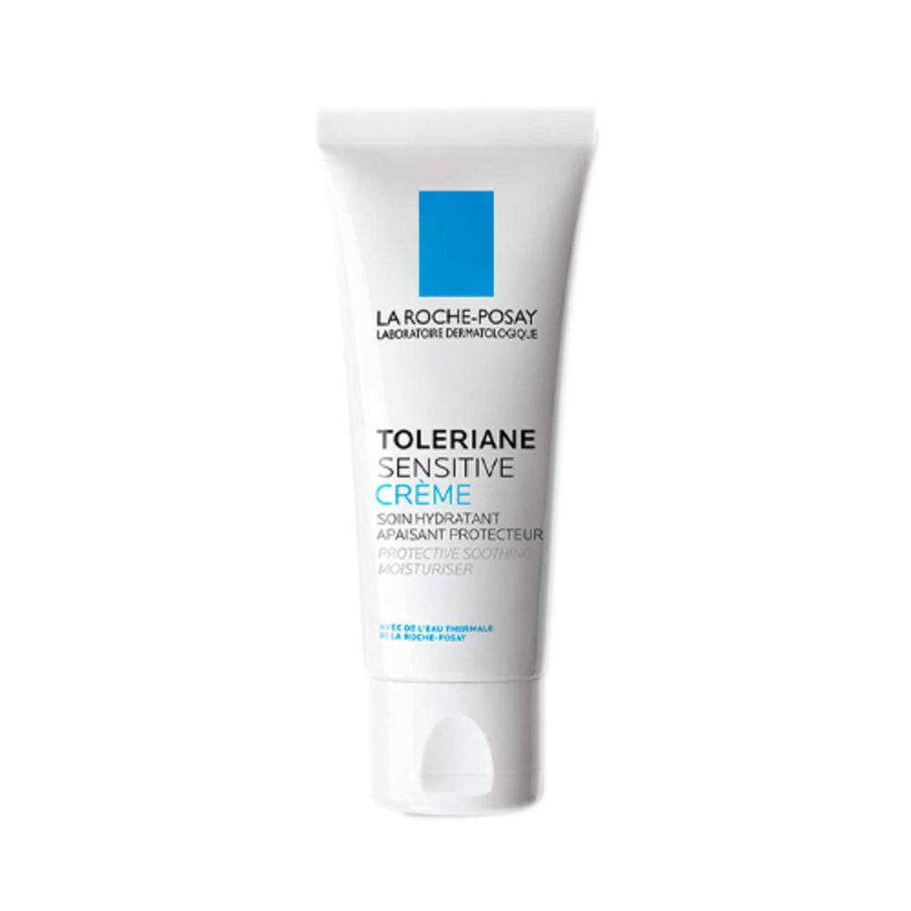 La Roche Posay Toleriane Sensitive Moisturizer offers soothing care with niacinamide and vitamin B. Suitable for face care in sensitive skin routines.