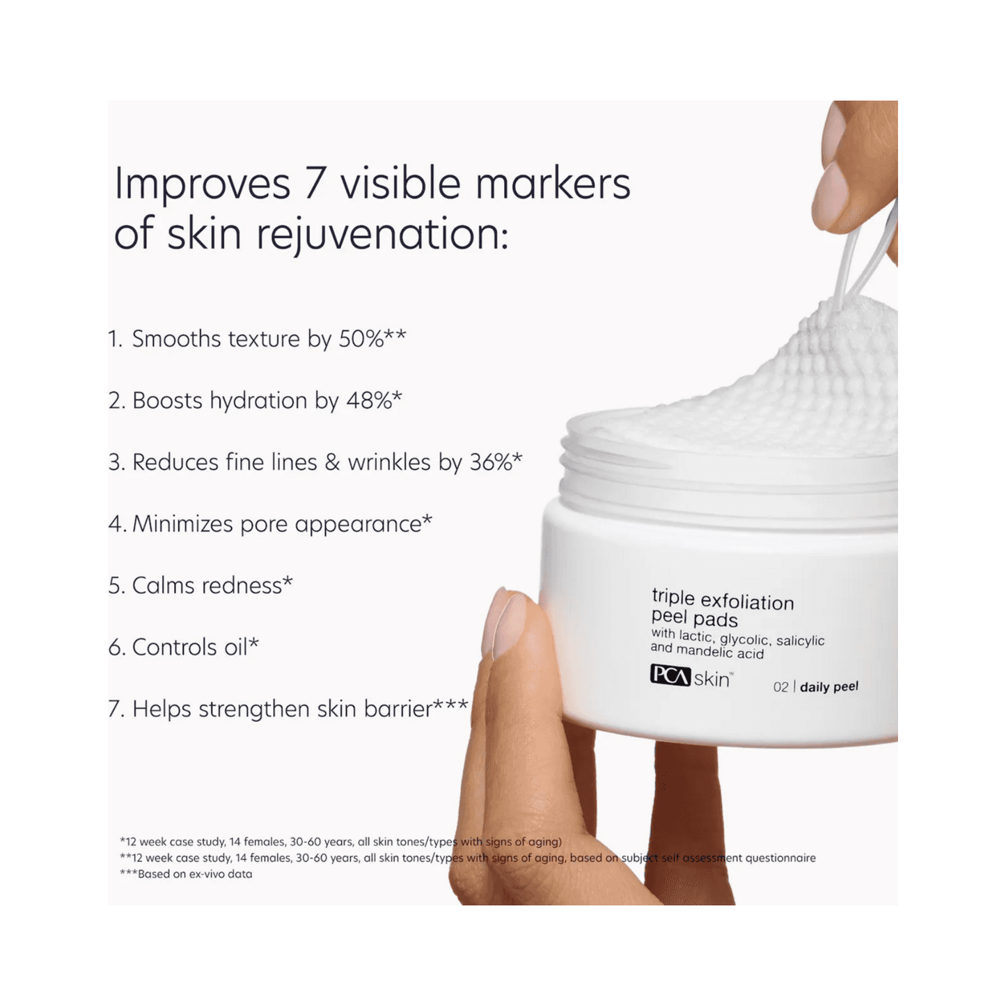 PCA Skin Triple Exfoliation Peel Pads