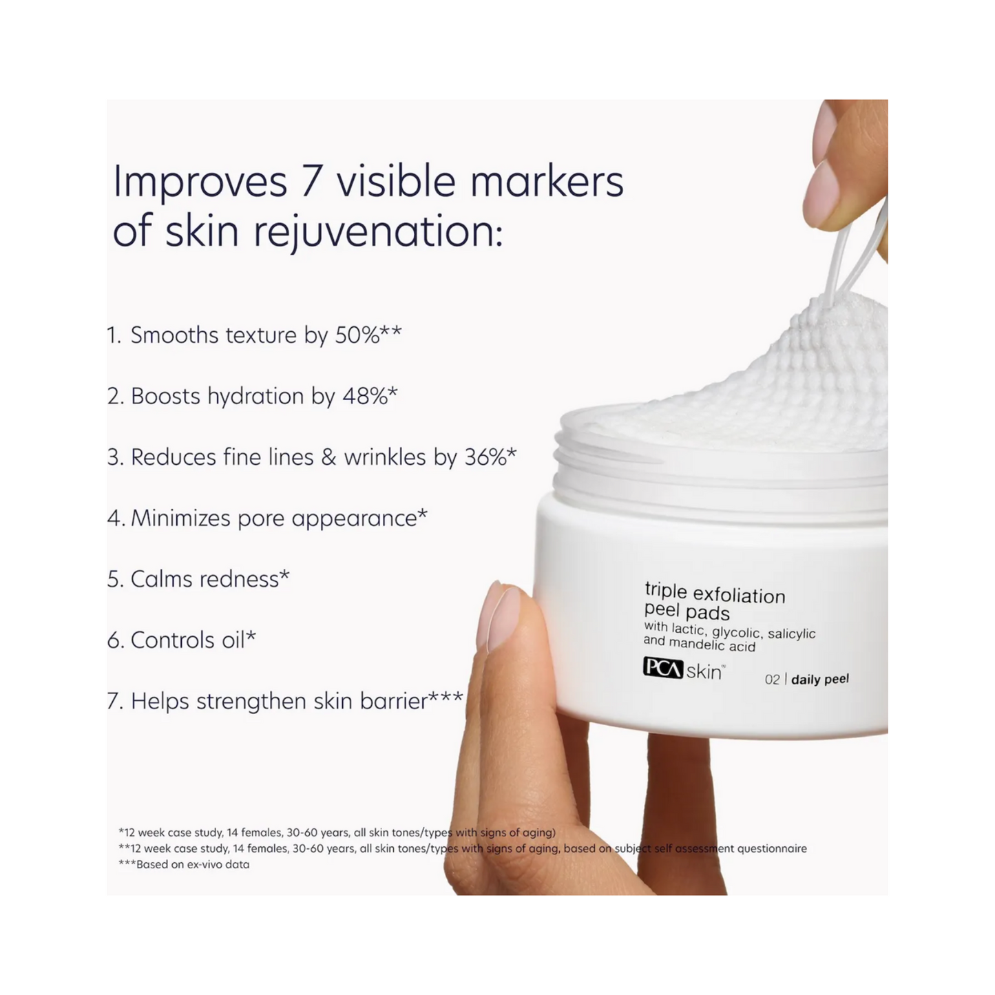 PCA Skin Triple Exfoliation Peel Pads