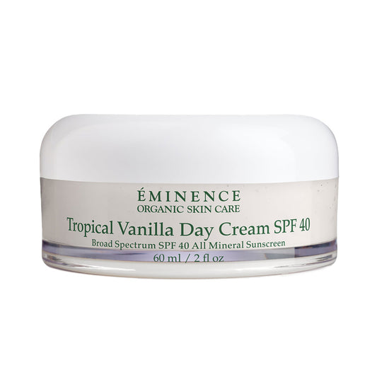 Crème de jour à la vanille tropicale Eminence Organics SPF 40