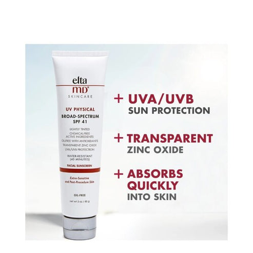 ELTAMD UV Físico Broad Spectrum SPF 41 - ligeramente teñido