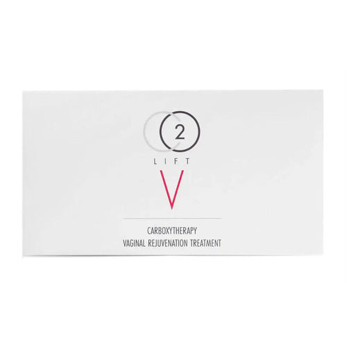 Front view of CO2Lift V - Intimacy Gel box, a soothing carboxytherapy treatment for intimate skin care in personal care and body treatment products.