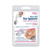 Pedifix Toe Spacers para joanetes em embalagem transparente, oferecendo conforto e suporte para fricção ou dedos desalinhados com gel hidratante.