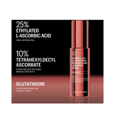 Comhghuaillithe Skin Vitimín C 35% agus Glutathione Advanced Gnólacht + Brighten Serum