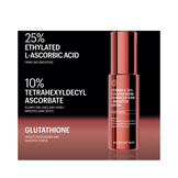 Comhghuaillithe Skin Vitimín C 35% agus Glutathione Advanced Gnólacht + Brighten Serum