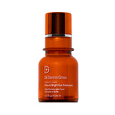 Dr Dennis Gross Firm & Bright Eye Treatment with Vitamin C and Lactic Acid in a 15ml amber bottle for under-eye care.
