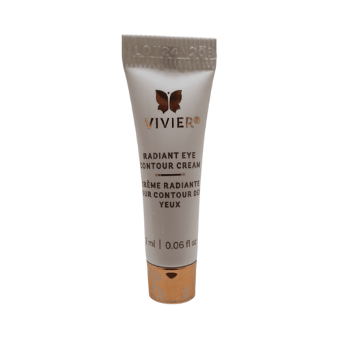 VivierSkin 亮採眼霜 2 毫升管，保濕緊緻。針對細紋和眼部滋養的抗老保養品。