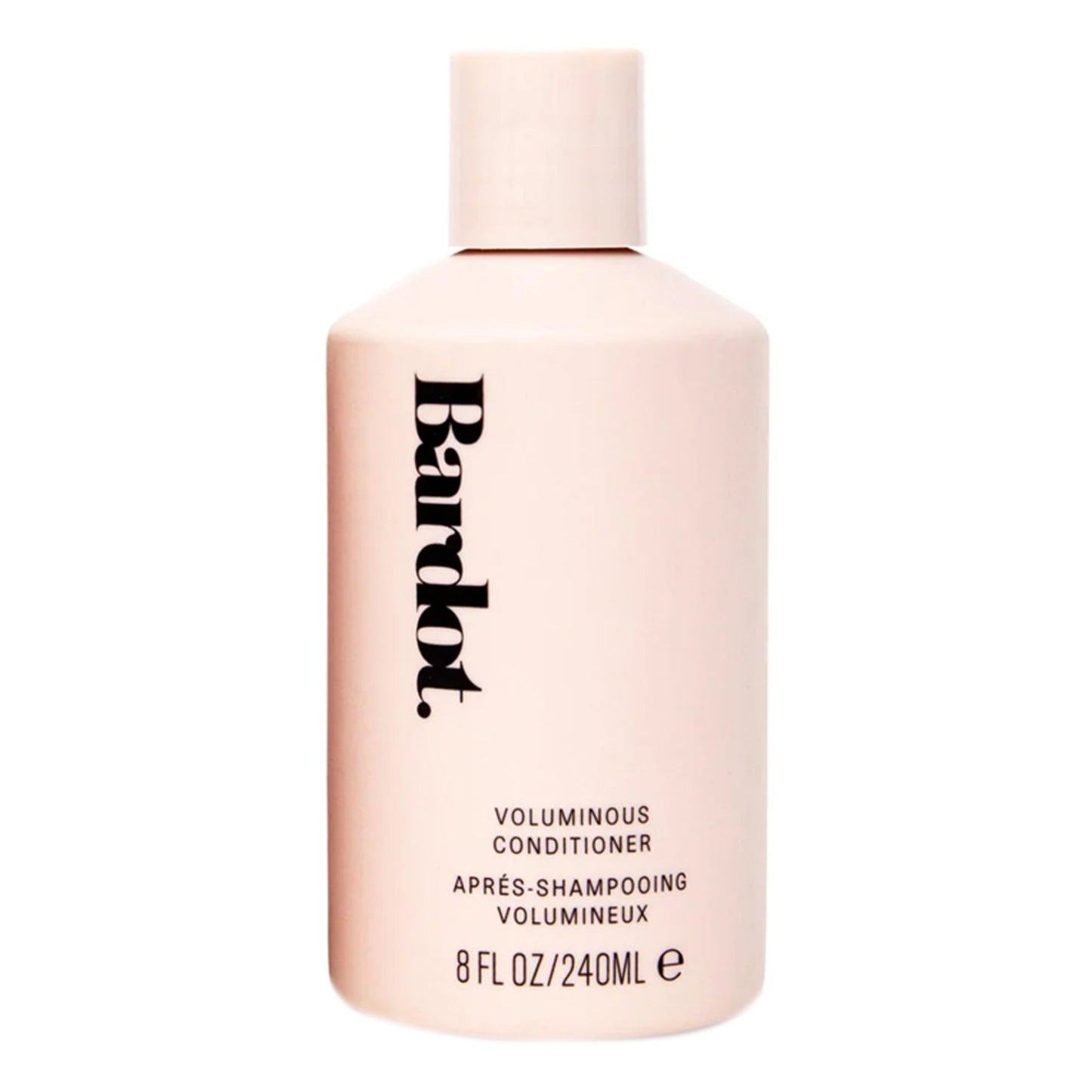 Voluminous Conditioner by Bardot in sleek pink packaging, ideal for adding body and shine to lifeless hair in your daily haircare routine.