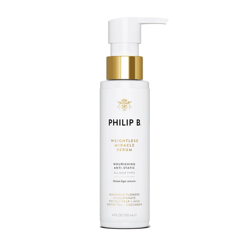 Philip B Botanical Hair Treatment serum with anti-static, nourishing formula for all hair types, featured in Health & Beauty Hair Care category.