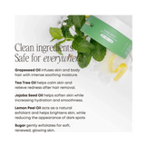 Bushbalm Wild Mint and Lemon Exfoliating Scrub Dark Spot