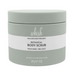 Whish Wild Sage and Sea Salt Sugar Scrub lukket krukke, botanisk kropsbehandling for blød, forfrisket hud i personlige plejerutiner.