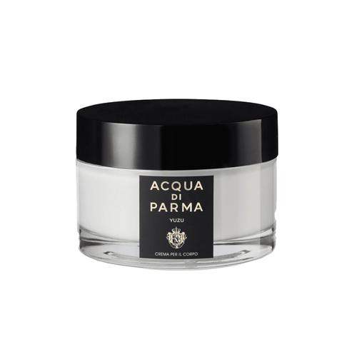 Premium Acqua Di Parma Yuzu Body Cream with hyaluronic acid and shea butter, ideal for deep hydration and indulgent body care.