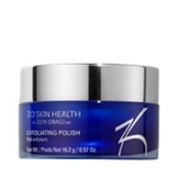 ZO Skin Health Exfoliating Polish hudvårdsprodukt i elegant blå förpackning, designad för att polera och förfina hudens struktur för en slätare look.