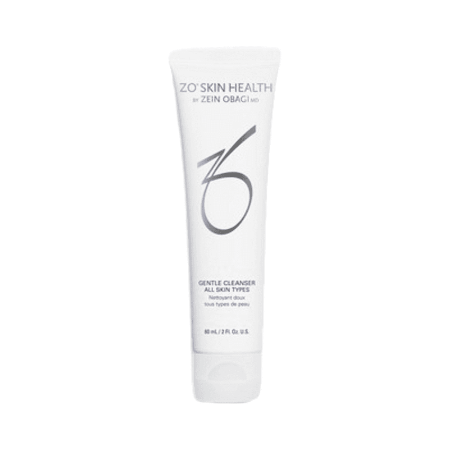ZO Skin Cleanser til alle hudtyper i 60 ml tube, fjerner urenheder og fugter. Ideel daglig ansigtsvask til fedtet eller følsom hud.