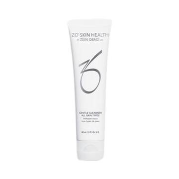 ZO Skin Cleanser για όλους τους τύπους δέρματος σε σωληνάριο 60 mL, αφαιρεί τους ρύπους και ενυδατώνει. Ιδανικό καθημερινό πλύσιμο προσώπου για λιπαρό ή ευαίσθητο δέρμα.