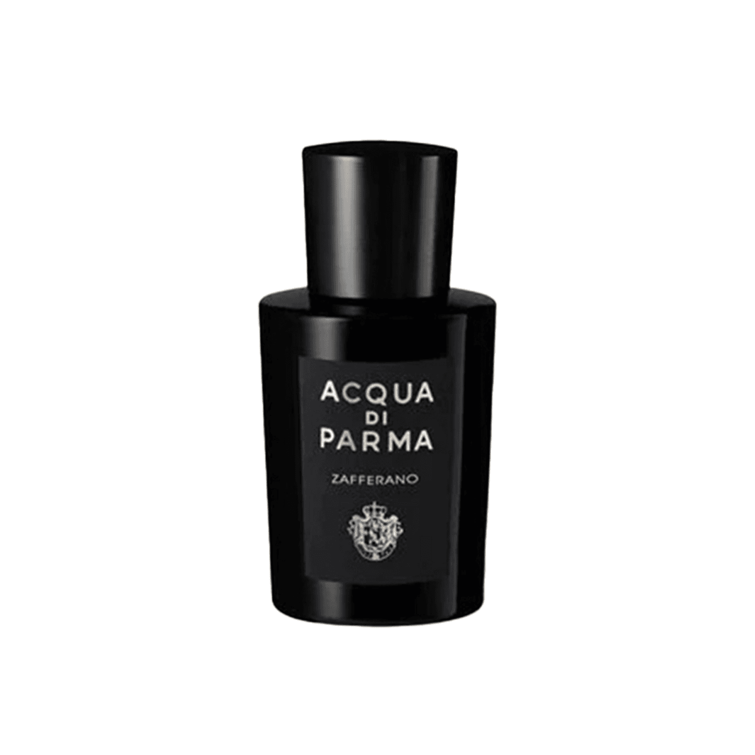 Acqua Di Parma Zafferano EDP - Travel Size bottle in sleek black design, a men's fragrance with saffron and citrus notes for on-the-go luxury.