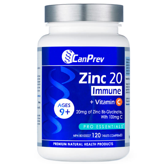 CanPrev Zinc 20 Immunité + Vitamine C