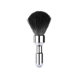 MERKUR Shaving Brush 1701 with Vegan Synthetic Hair in Bright Chrome