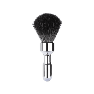 MERKUR Shaving Brush 1701 with Vegan Synthetic Hair in Bright Chrome