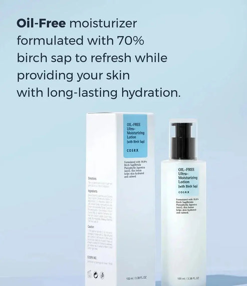 COSRX Oil Free Ultra Moisturizing Lotion With Birch Sap 100ml