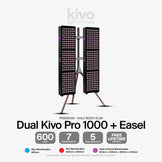 Kivo Pro 1000 Bundle: 2 x Pro 1000 & FREE Easel Stand