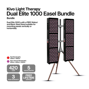 Kivo Elite 1000 Bundle: 2 x Elite 1000 & FREE Easel Stand