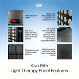 Kivo Elite 1000: Premium Medium Full Body Red Light Therapy Panel