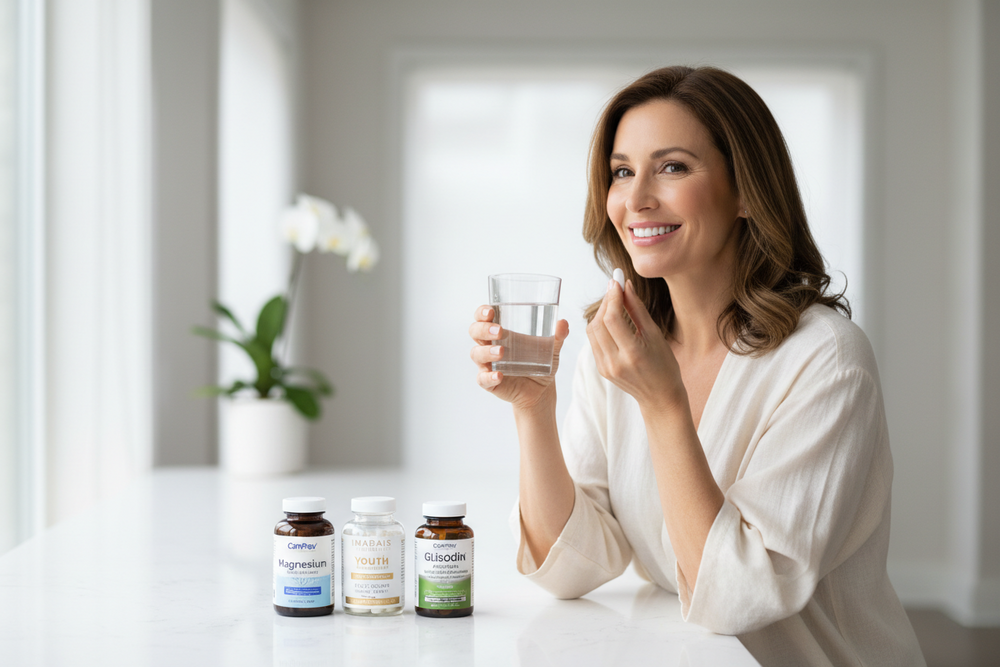 Ikääntymistä estävät lisäravinteet nuorekkaaseen ilmeeseen