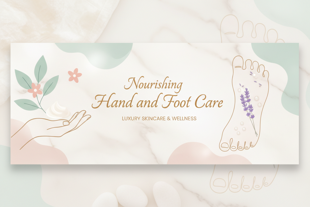 Voedende hand- en voetverzorgingsset