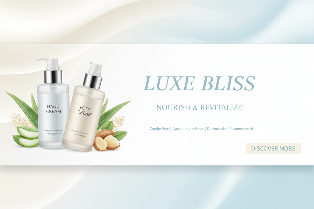 Fuktighetsgivende hånd- og fotkrem for tørr hud