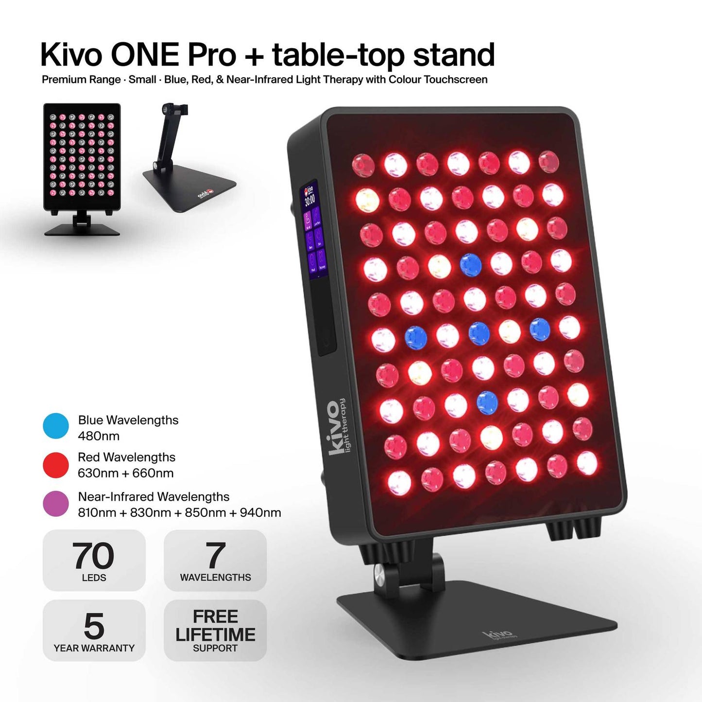 Kivo ONE Series - Small Light Therapy Panel